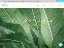 Tablet Screenshot of milkandhoneymarketing.com